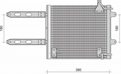 MAGNETI MARELLI 350203291000 -  Конденсатор, кондиционер
